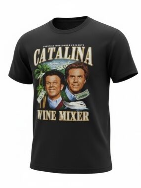 Prestige Worldwide Catalina Graphic Tee - Black